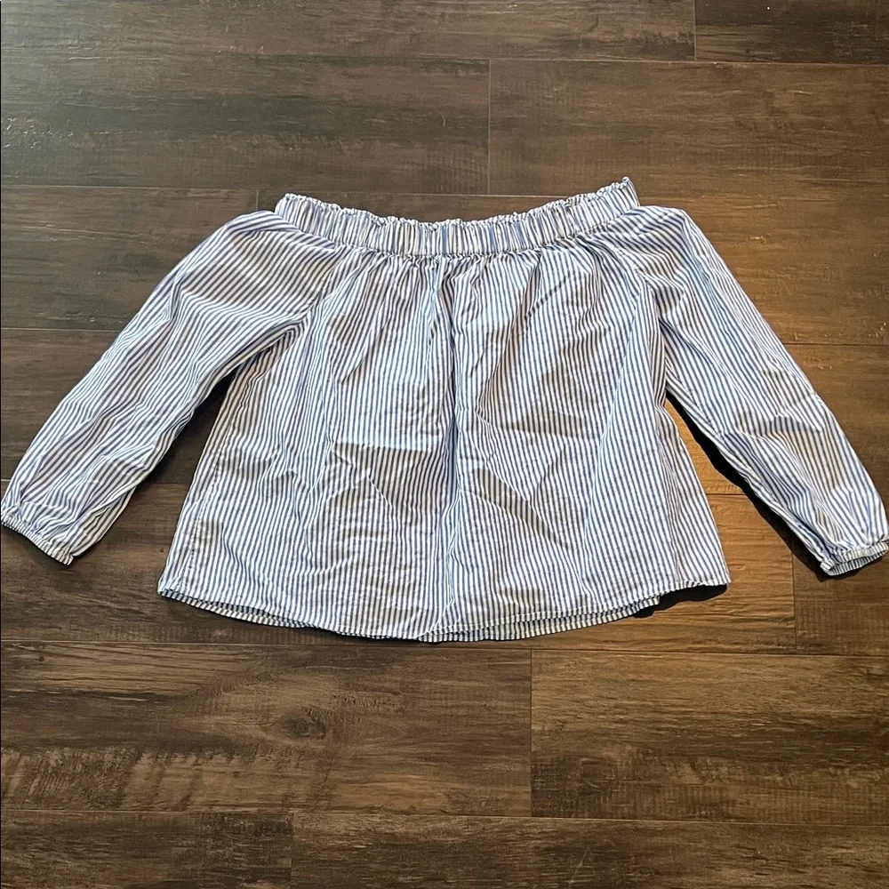 GAP Blue and White Striped Top - Picture 3 of 3